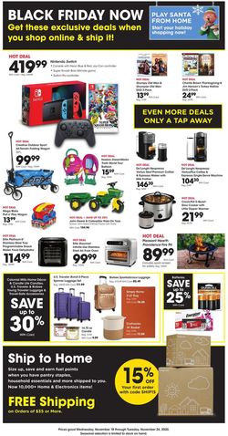 Catalogue Kroger Black Friday ad 2020 from 11/18/2020