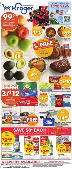 Catalogue Kroger BLACK FRIDAY 2021 from 11/10/2021