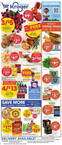 Catalogue Kroger from 04/20/2022