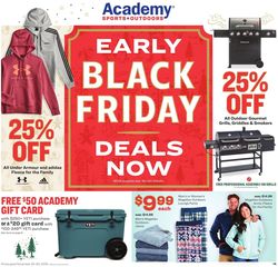 Catalogue Academy Sports - Early Black Friday 2019 from 11/24/2019