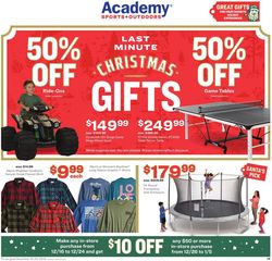 Catalogue Academy Sports from 12/18/2019