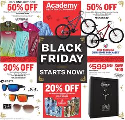 Catalogue Academy Sports Black Friday 2020 ad from 11/22/2020