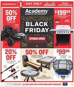 Catalogue Academy Sports BLACK FRIDAY 2021 from 11/23/2021