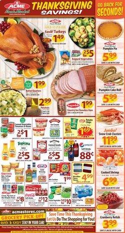 Catalogue Acme Fresh Market Thanksgiving 2020 from 11/19/2020