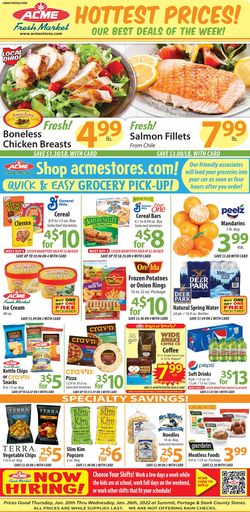 Catalogue Acme Fresh Market from 01/20/2022