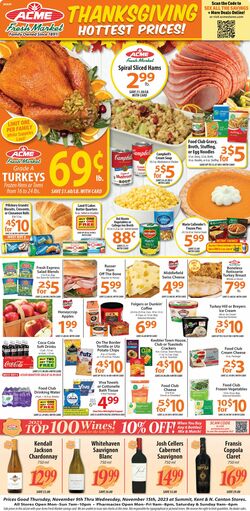 Catalogue Acme Fresh Market from 11/09/2023