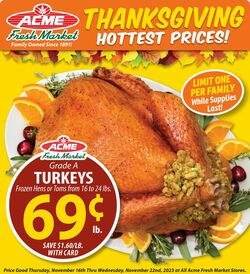 Catalogue Acme Fresh Market from 11/16/2023