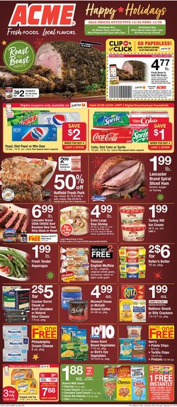 Catalogue Acme - Holidays Ad 2019 from 12/20/2019