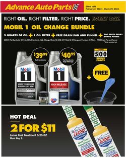 Current weekly ad Advance Auto Parts
