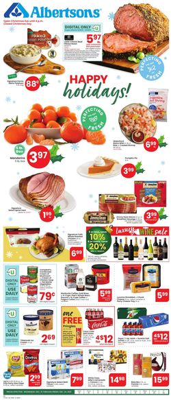 Catalogue Albertsons HOLIDAY 2021 from 12/15/2021