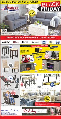 Catalogue American Furniture Warehouse - Black Friday Ad 2019 from 11/28/2019