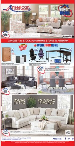 Catalogue American Furniture Warehouse from 07/13/2020