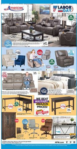 Catalogue American Furniture Warehouse from 08/30/2021