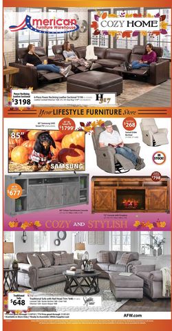 Catalogue American Furniture Warehouse from 10/25/2021