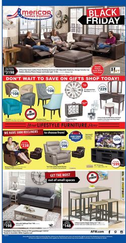 Catalogue American Furniture Warehouse BLACK FRIDAY 2021 from 11/01/2021
