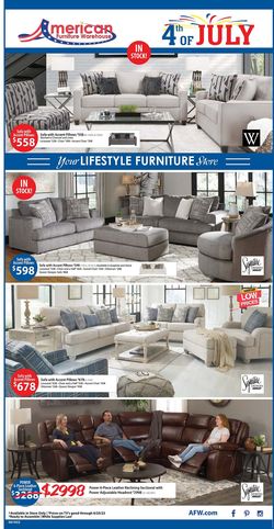 Current weekly ad American Furniture Warehouse