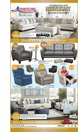 Current weekly ad American Furniture Warehouse