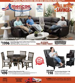 Catalogue American Furniture Warehouse from 10/01/2023