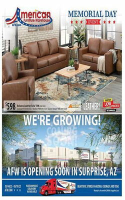 Catalogue American Furniture Warehouse from 01/03/2027