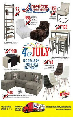Catalogue American Furniture Warehouse from 11/21/2027