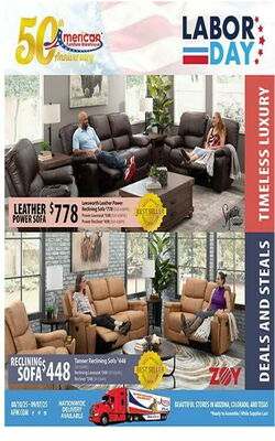 Catalogue American Furniture Warehouse from 05/21/2028