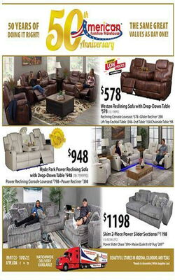 Catalogue American Furniture Warehouse from 07/30/2028