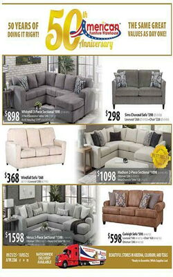 Catalogue American Furniture Warehouse from 08/27/2028