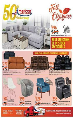 Catalogue American Furniture Warehouse from 10/22/2028