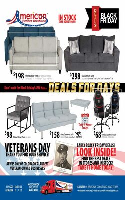 Catalogue American Furniture Warehouse from 11/05/2023