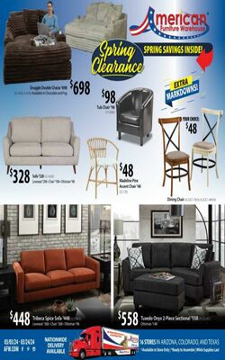 Catalogue American Furniture Warehouse from 03/03/2024