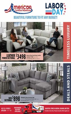 Catalogue American Furniture Warehouse from 08/11/2024