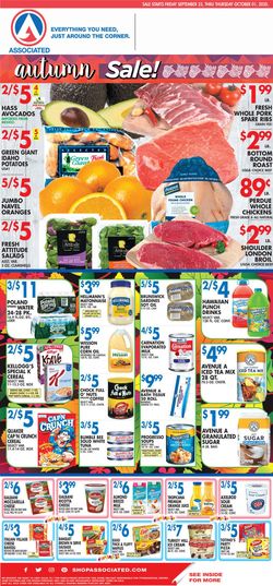 Catalogue Associated Supermarkets from 09/25/2020