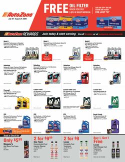 Catalogue Autozone from 07/28/2026
