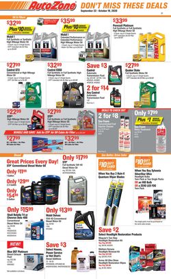 Catalogue Autozone from 09/22/2020