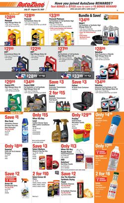 Catalogue Autozone from 07/27/2021