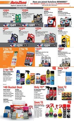 Catalogue Autozone from 08/24/2021