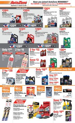 Catalogue Autozone from 09/21/2021