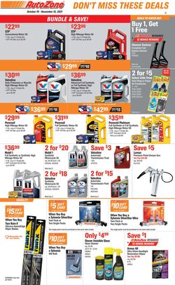 Catalogue Autozone from 10/19/2021