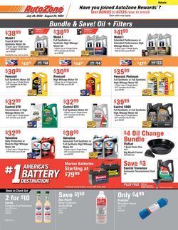 Catalogue Autozone from 07/26/2022