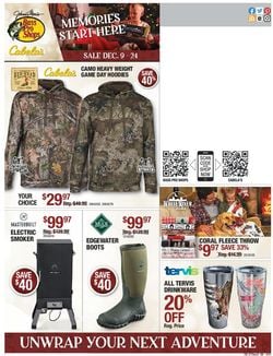 Catalogue Bass Pro HOLIDAY 2021 from 12/09/2021