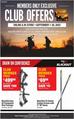 Catalogue Bass Pro from 09/01/2023