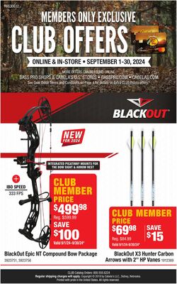 Catalogue Bass Pro from 09/01/2024