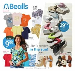 Catalogue Bealls Florida from 08/31/2022