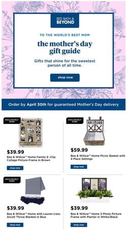 Catalogue Bed Bath and Beyond from 04/24/2020