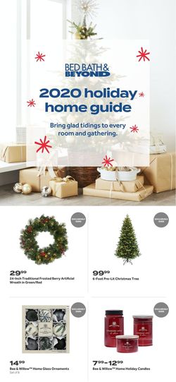 Catalogue Bed Bath and Beyond from 11/01/2020