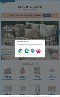 Catalogue Bed Bath and Beyond from 02/24/2025