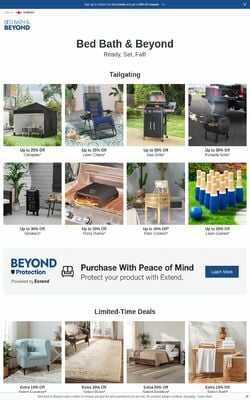 Catalogue Bed Bath and Beyond from 08/19/2024