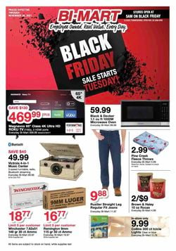 Catalogue Bi-Mart BLACK FRIDAY WEEK 2021 from 11/23/2021