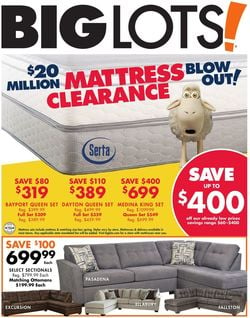 Catalogue Big Lots from 09/14/2019