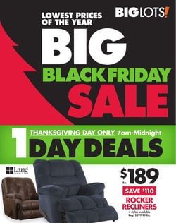 Catalogue Big Lots - Black Friday Sale Ad 2019 from 11/28/2019